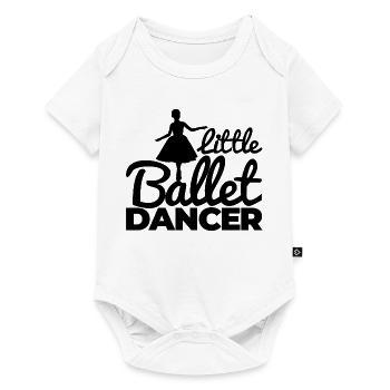 Petite Ballerine - Body à manches courtes Premium Bébé - blanc - Devant