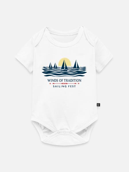 Segel Fest - Baby Premium Kurzarmbody - Weiß