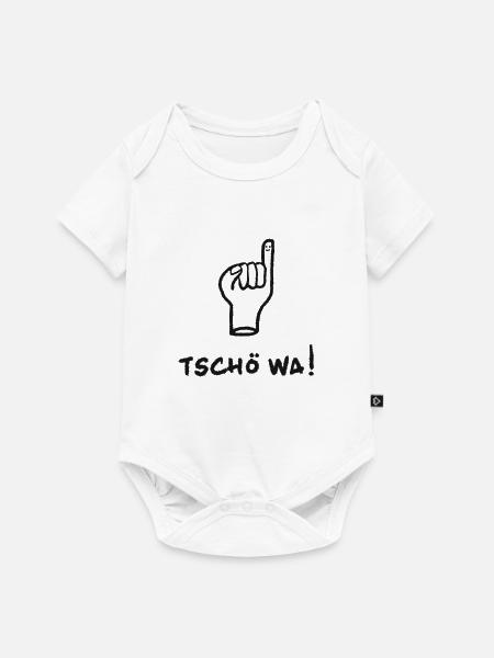 Aachen - Tschö wa! - Baby Premium Kurzarmbody - Weiß