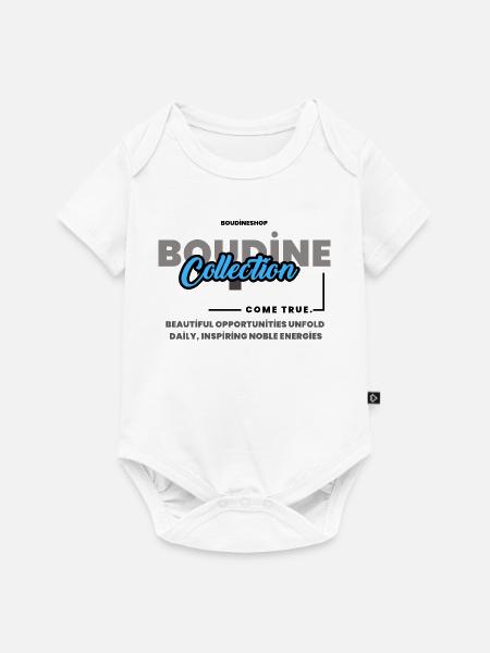 Kollektion Boudine - Baby Premium Kurzarmbody - Weiß