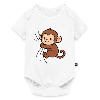 Cher petit singe - Body à manches courtes Premium Bébé - blanc - Devant