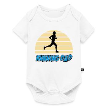 Running dad - Body à manches courtes Premium Bébé - blanc - Devant