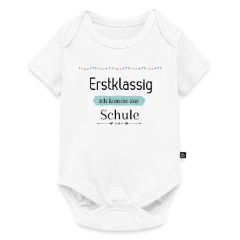 Einschulung - Baby Premium Kurzarmbody - Weiß - Vorne