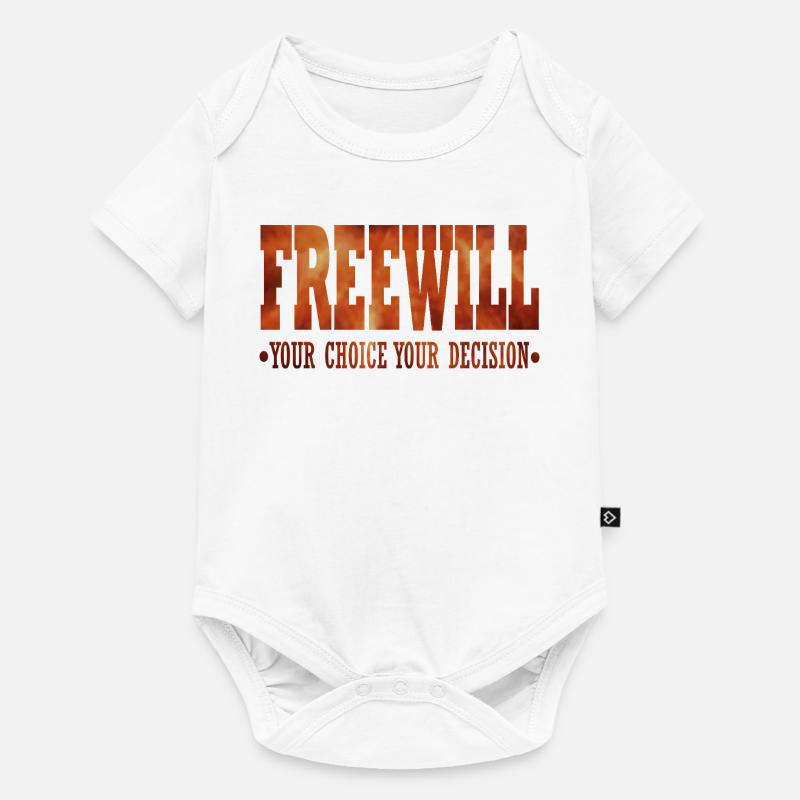 FreeWill - Baby Premium short-sleeve bodysuit - white