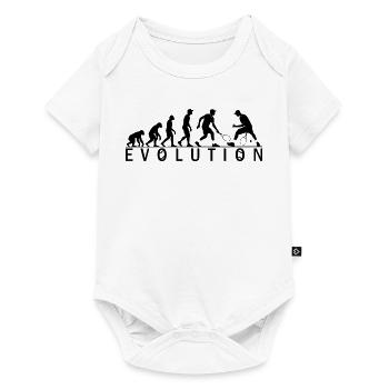 Tennis Evolution tweener shirt - Baby Premium Kurzarmbody - Weiß - Vorne