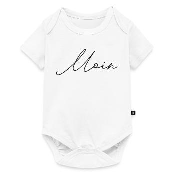 Moin – Black is Back! - Baby Premium short-sleeve bodysuit - white - Front