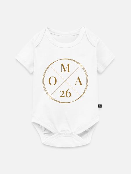 Oma 2026 - Baby Premium Kurzarmbody - Weiß