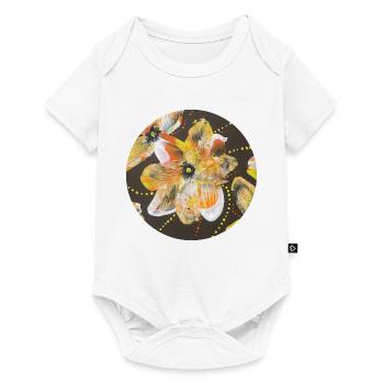 Creative play of colours hand-painted by Martina Eßer - Baby Premium short-sleeve bodysuit - white - Front