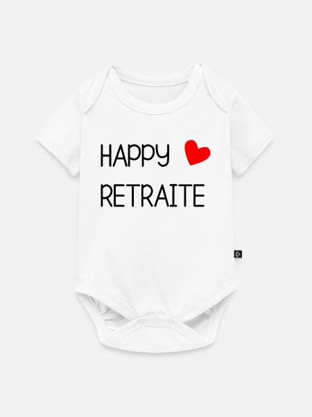 RUHESTAND. RUHESTAND. PENSIONIERT. RUHESTAND - Baby Premium Kurzarmbody - Weiß