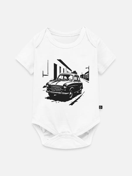 Goggo Liebe - Baby Premium Kurzarmbody - Weiß