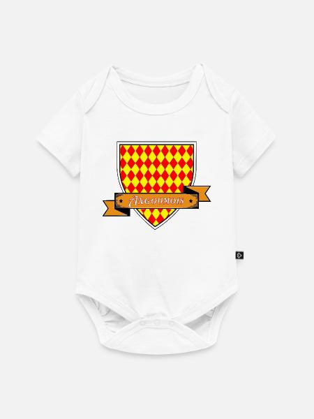 Angoumois - Baby Premium Kurzarmbody - Weiß