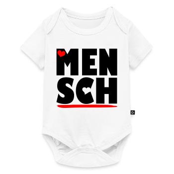 MENSCHLICHKEIT - Baby Premium Kurzarmbody - Weiß - Vorne