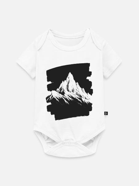 Berge Klettern Kletterer Wandern - Baby Premium Kurzarmbody - Weiß