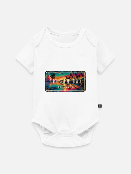 Arugam Bay Sunset Vibes - Baby Premium Kurzarmbody - Weiß