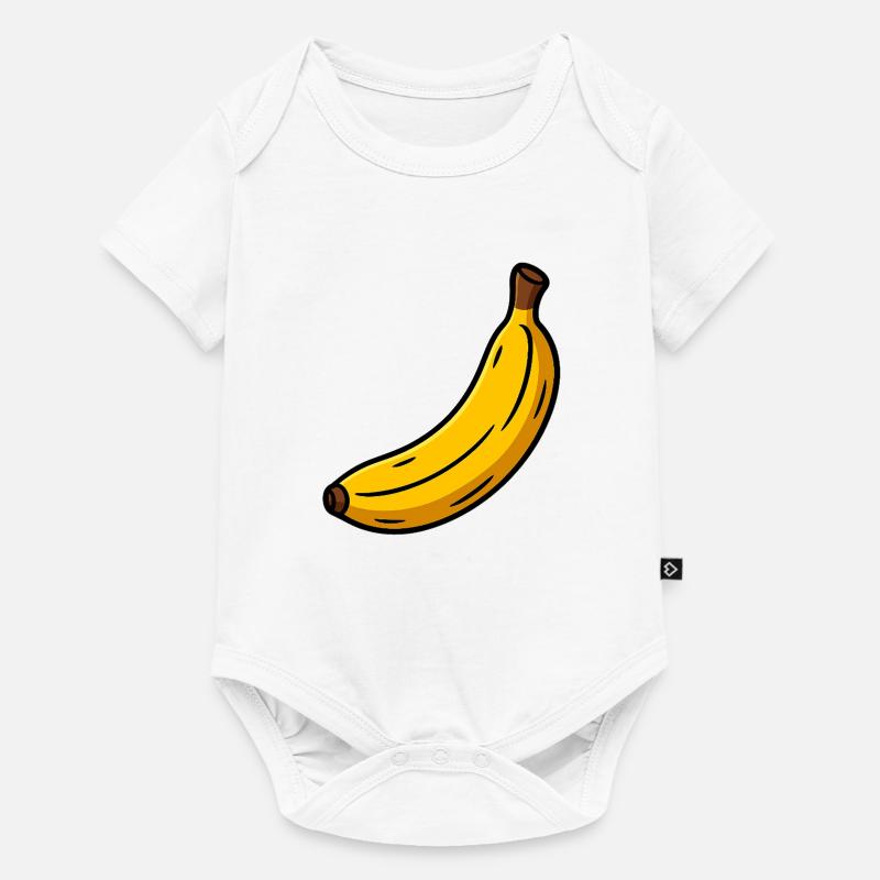 Banane Classique - Body à manches courtes Premium Bébé - blanc