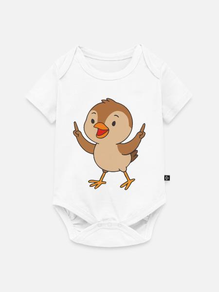 Party-Spätzchen - Baby Premium Kurzarmbody - Weiß