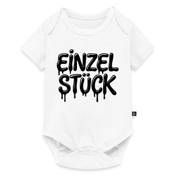 Einzelstück (Farbe änderbar Personalisierung) - Baby Premium Kurzarmbody - Weiß - Vorne