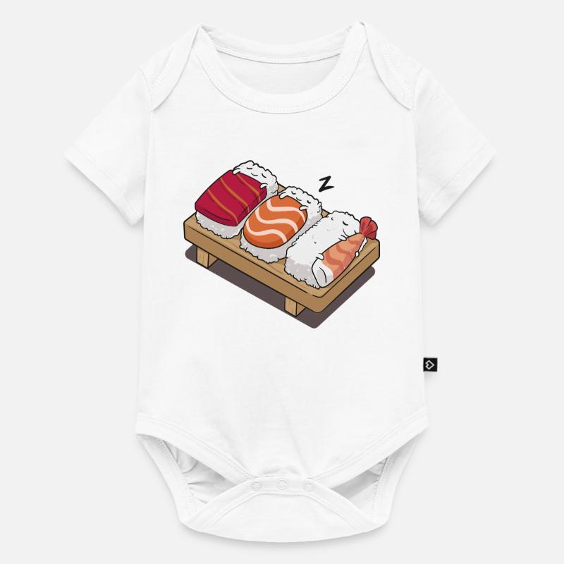 sushi sleeping - Baby Premium short-sleeve bodysuit - white