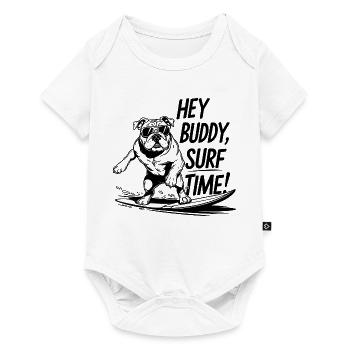 Surfing, Surfing - Baby Premium short-sleeve bodysuit - white - Front