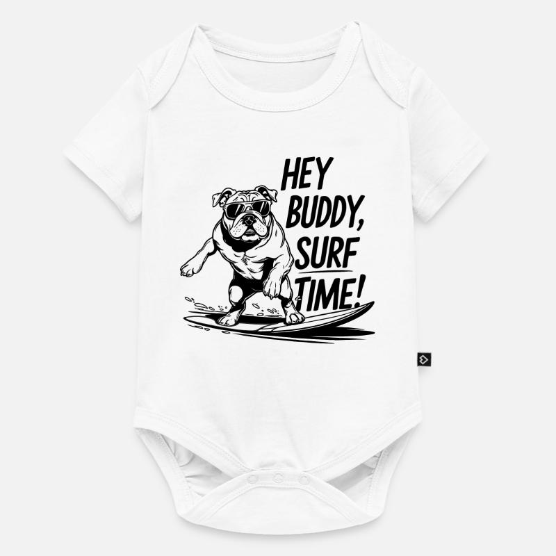 Surf, Surf - Body à manches courtes Premium Bébé - blanc