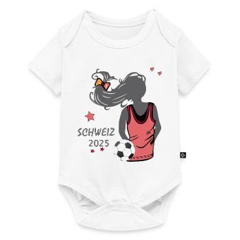 Girl power football event - Baby Premium short-sleeve bodysuit - white - Front