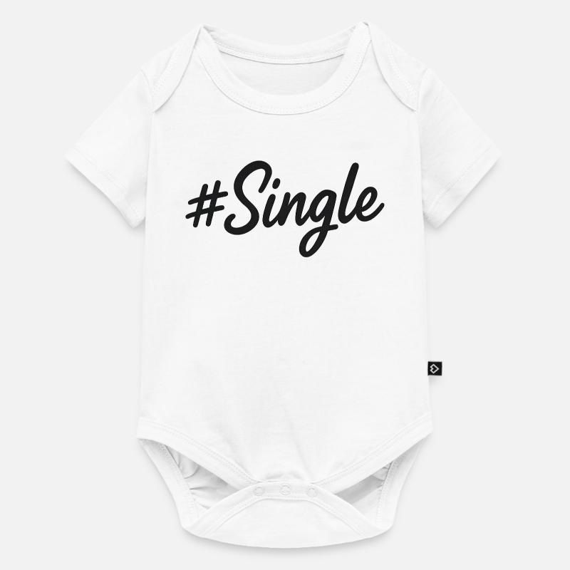 #Single – Statement Design in Handwriting - Baby Premium short-sleeve bodysuit - white