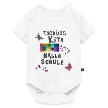 Goodbye Kita Hello School - Baby Premium short-sleeve bodysuit - white - Front