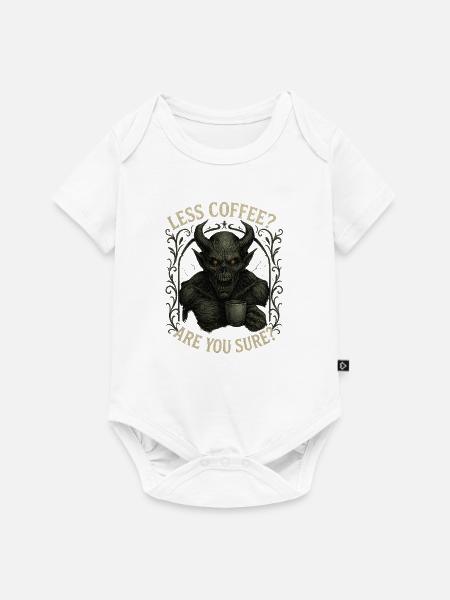 Dark Roast Coffee Demon - Baby Premium Kurzarmbody - Weiß