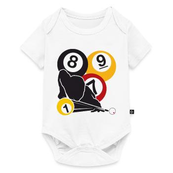 Billiards Focus - Baby Premium short-sleeve bodysuit - white - Front