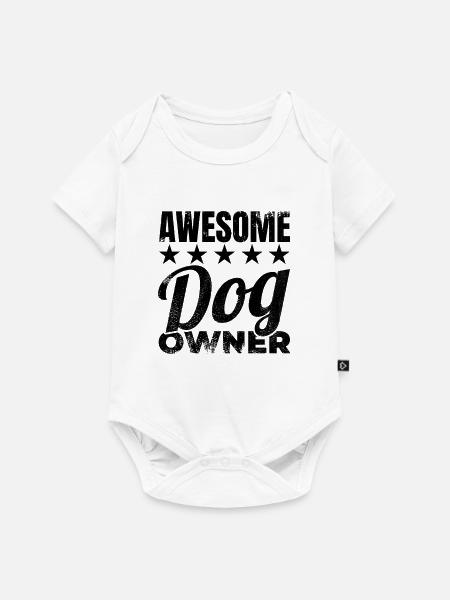 Toller Hundehalter - Baby Premium Kurzarmbody - Weiß