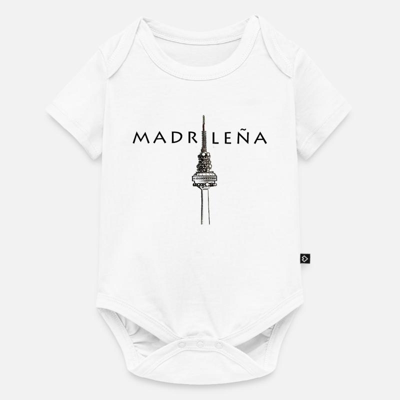 MADRILENIUM - Baby Premium Kurzarmbody - Weiß