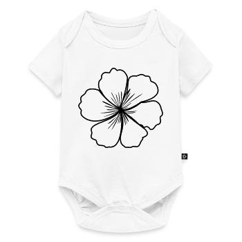 Cherry Blossom – Multi-Color Contours Sakura Look - Baby Premium short-sleeve bodysuit - white - Front