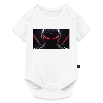 Cybernetic Nighttime Futuristic Clothing - Baby Premium short-sleeve bodysuit - white - Front