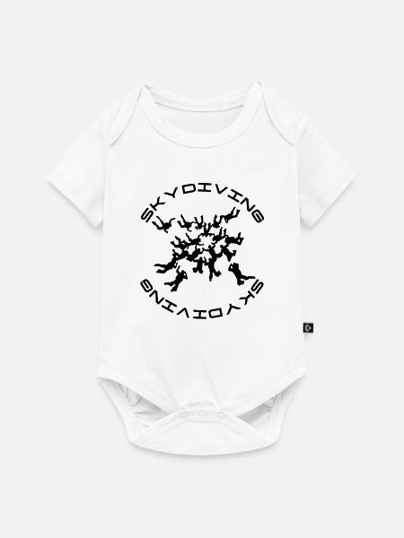 Skydiving - Baby Premium Kurzarmbody - Weiß