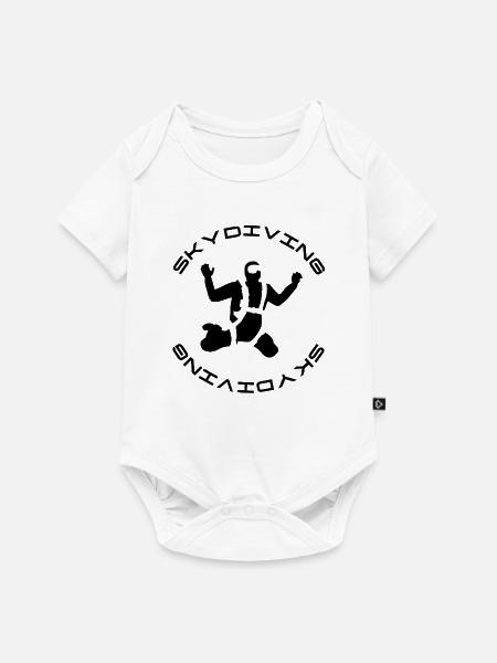Skydiver - Baby Premium Kurzarmbody - Weiß