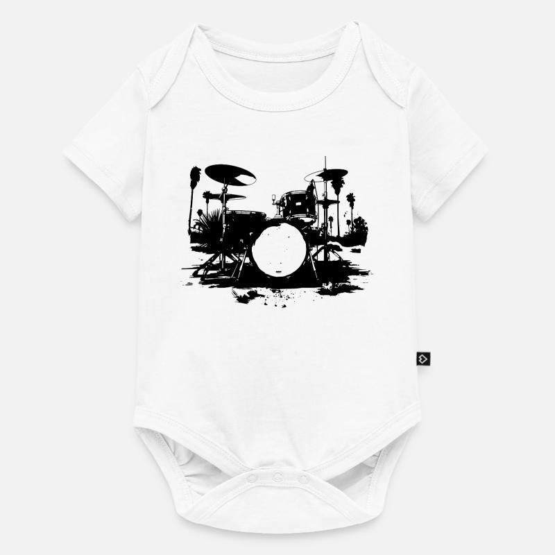 Percussion - Body à manches courtes Premium Bébé - blanc