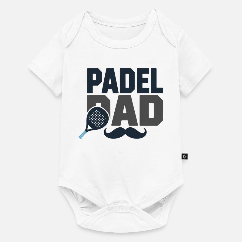 Padel Dad - Body à manches courtes Premium Bébé - blanc