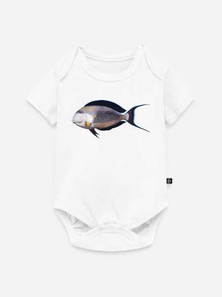 Fisch - Baby Premium Kurzarmbody - Weiß