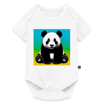 panda - Baby Premium short-sleeve bodysuit - white - Front