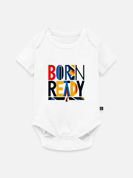 Geprägt durch Stärke und Klarheit - Baby Premium Kurzarmbody - Weiß
