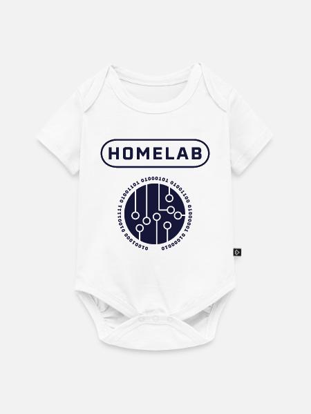 Digitale KI-Technologie Grafikdruck - Baby Premium Kurzarmbody - Weiß