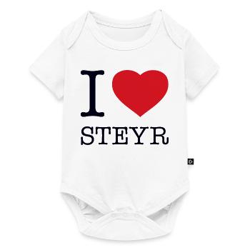 J’adore Steyr - Body à manches courtes Premium Bébé - blanc - Devant