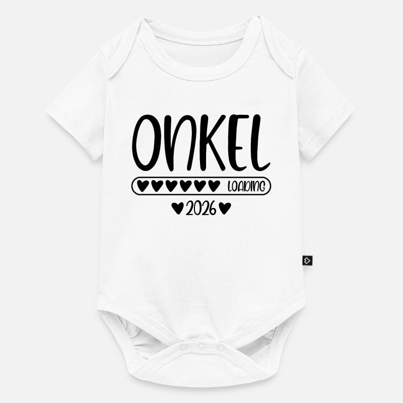 Onkel 2026 loading - Baby Premium Kurzarmbody - Weiß