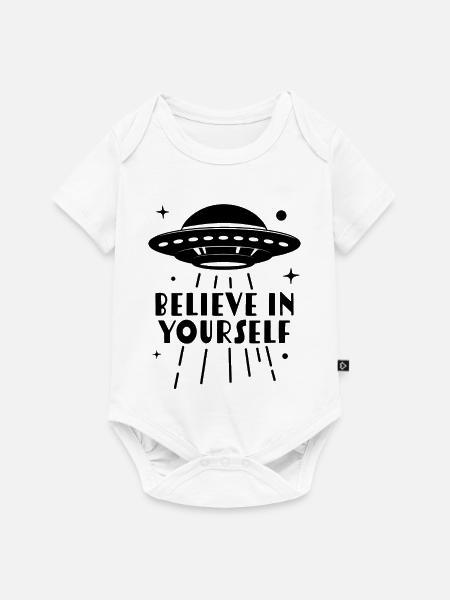an sich selbst glauben - Baby Premium Kurzarmbody - Weiß