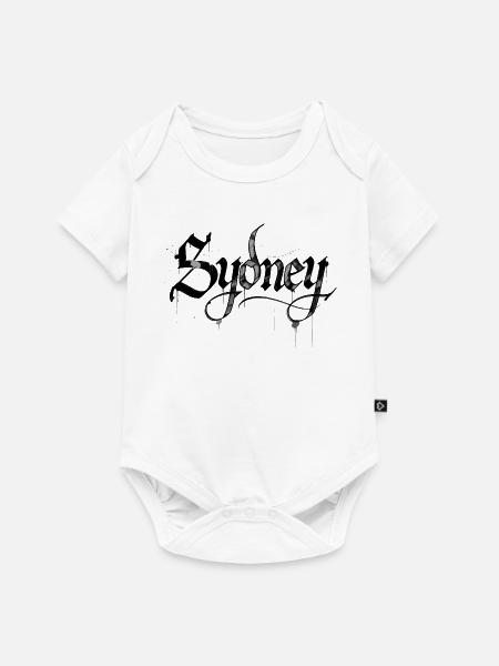 Sydney - Baby Premium Kurzarmbody - Weiß
