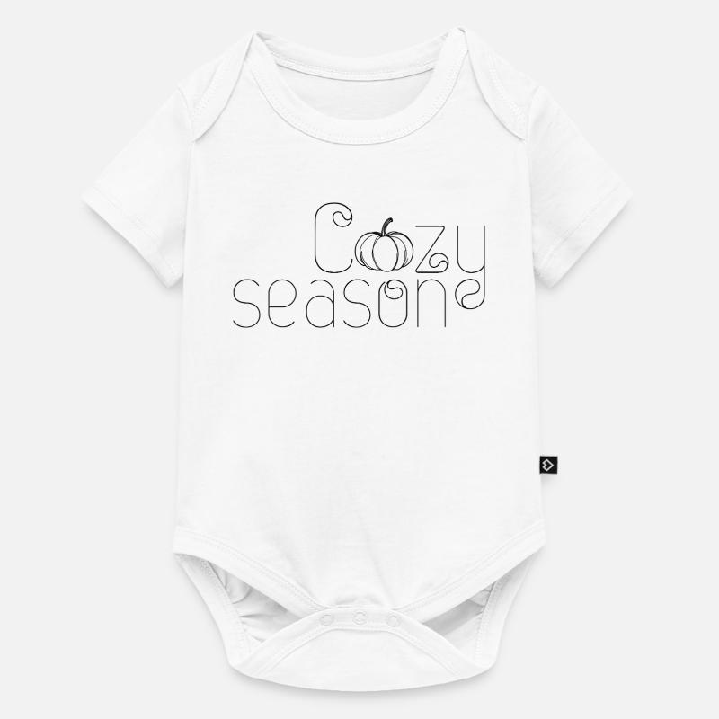 saison douillette - Body à manches courtes Premium Bébé - blanc