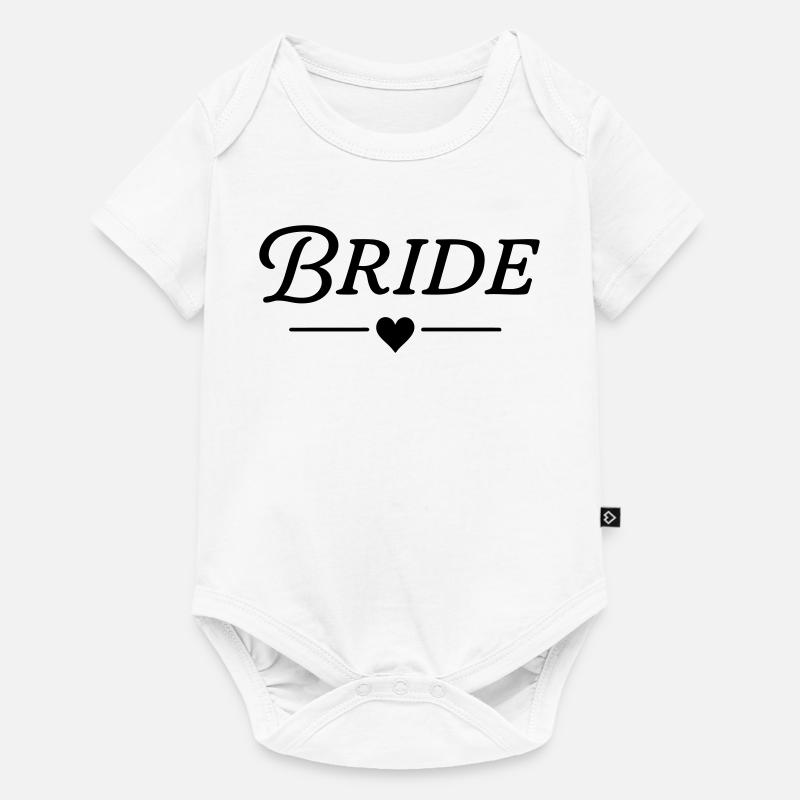 Braut / Klassisch Design - Baby Premium Kurzarmbody - Weiß