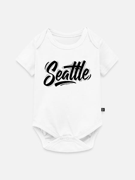 Seattle - Baby Premium Kurzarmbody - Weiß