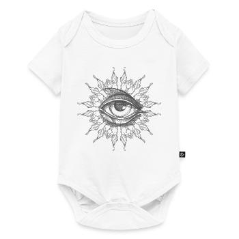 Ajna - Baby Premium Kurzarmbody - Weiß - Vorne
