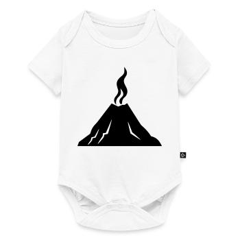 volcano - Baby Premium short-sleeve bodysuit - white - Front